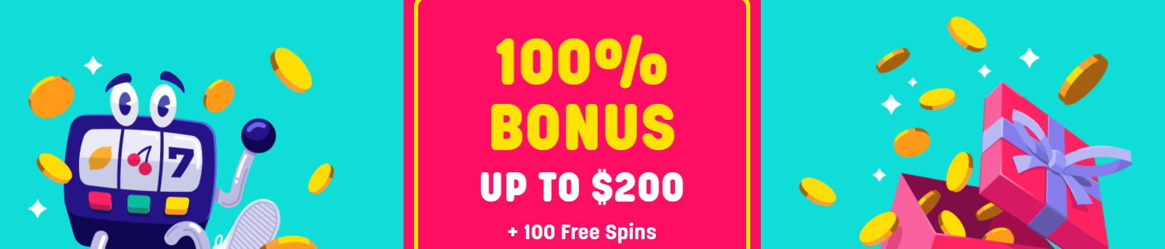 caxino 100% bonus and 100 free spins