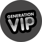 Generation VIP grey round logo