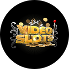 Videoslots round black logo