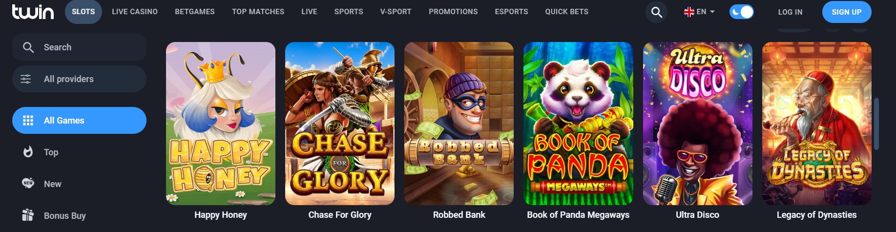 popular games at twin casino