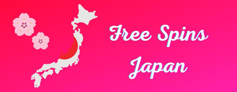 free spins japan pink banner