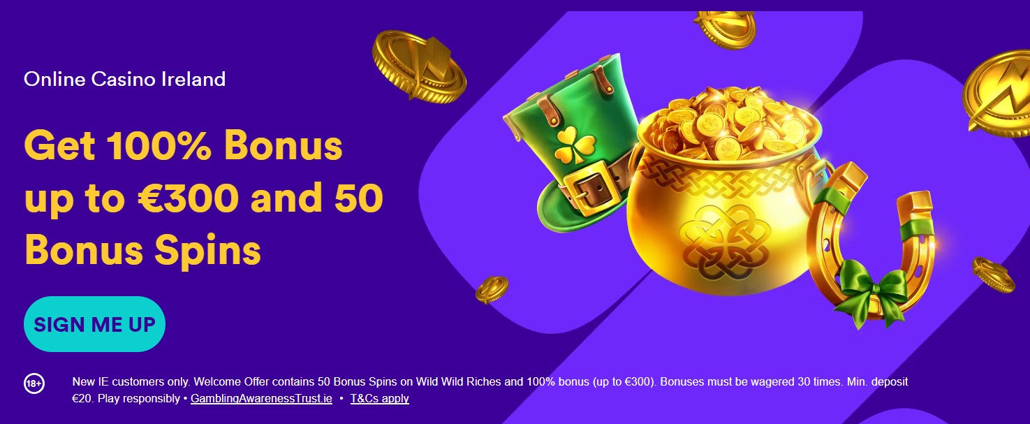 welcome bonus casumo ireland