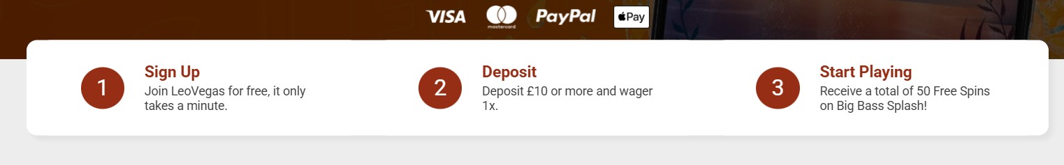How to claim the LeoVegas welcome offer