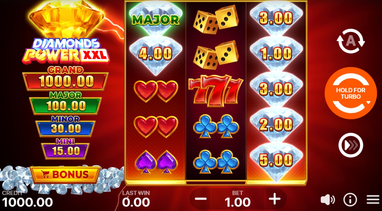 Playson is launching Diamonds Power XXL: Hold and Win